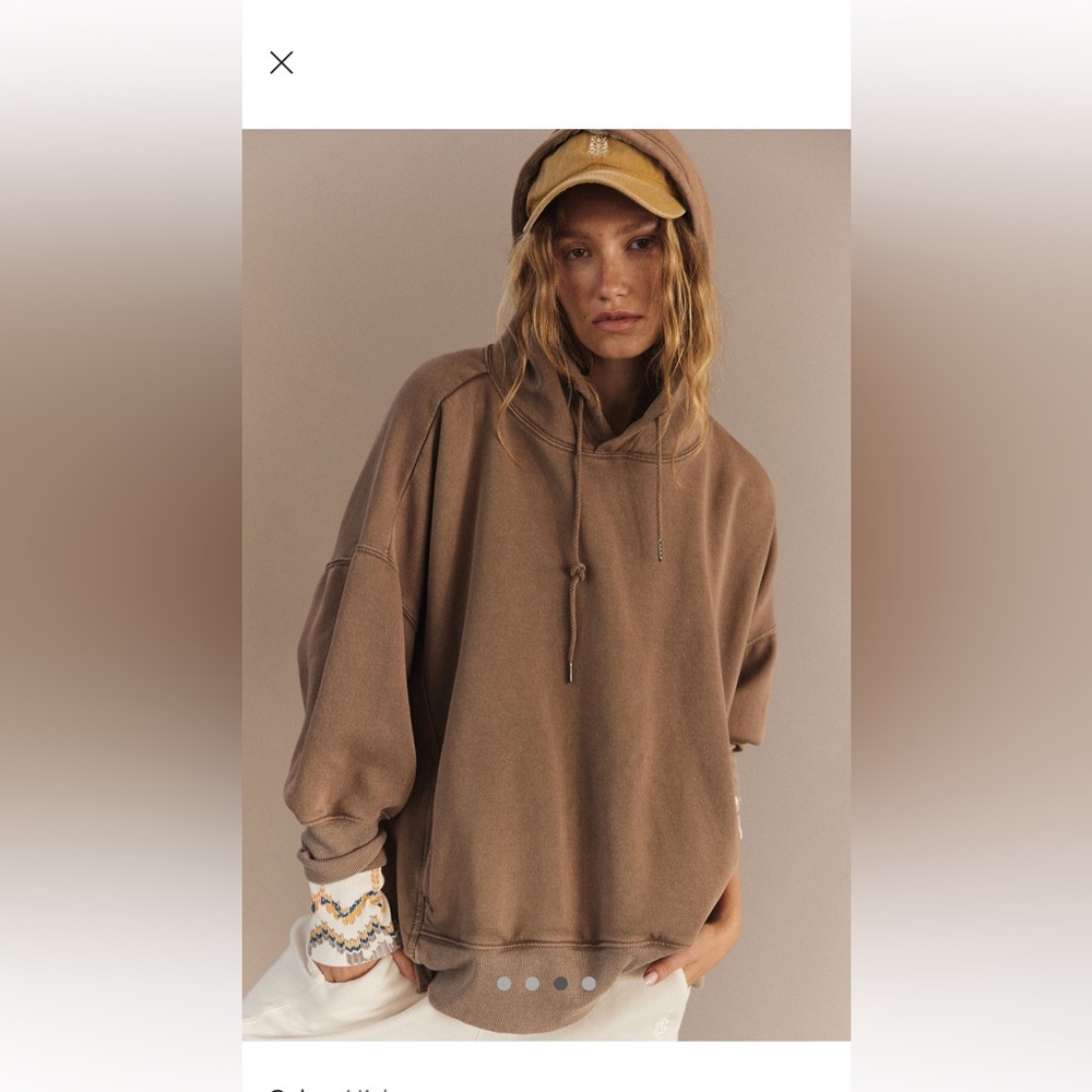 Free people sprint to the finish hoodie